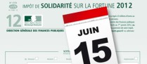 Déclaration d'impôt de solidarité sur la fortune : la campagne 2012 a débuté !